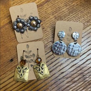Earrings! Set of 3!